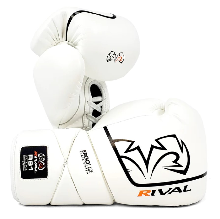 Rival Boxing Gloves RS1 Ultra Sparring 2.0 Laces, White