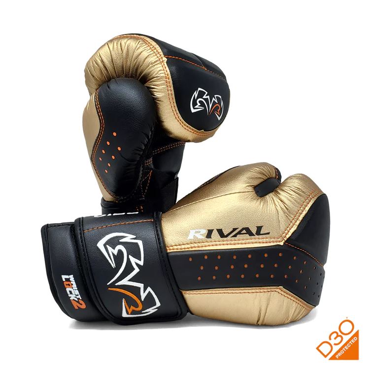 Rival Sandsackhandschuhe RB10 Intelli-Shock, Gold