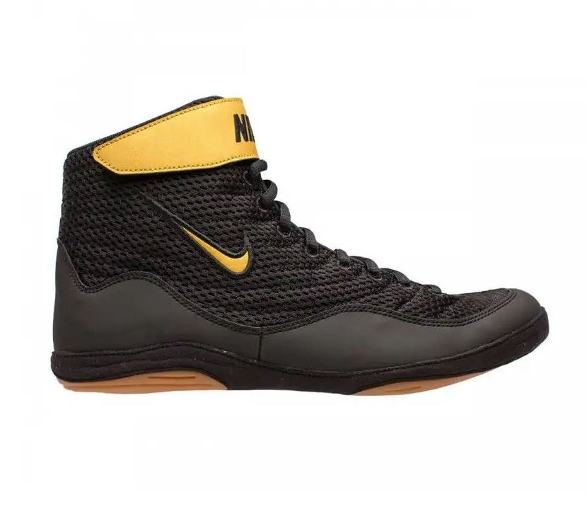 Nike Wrestling Shoes Inflict 3, Black-Gold