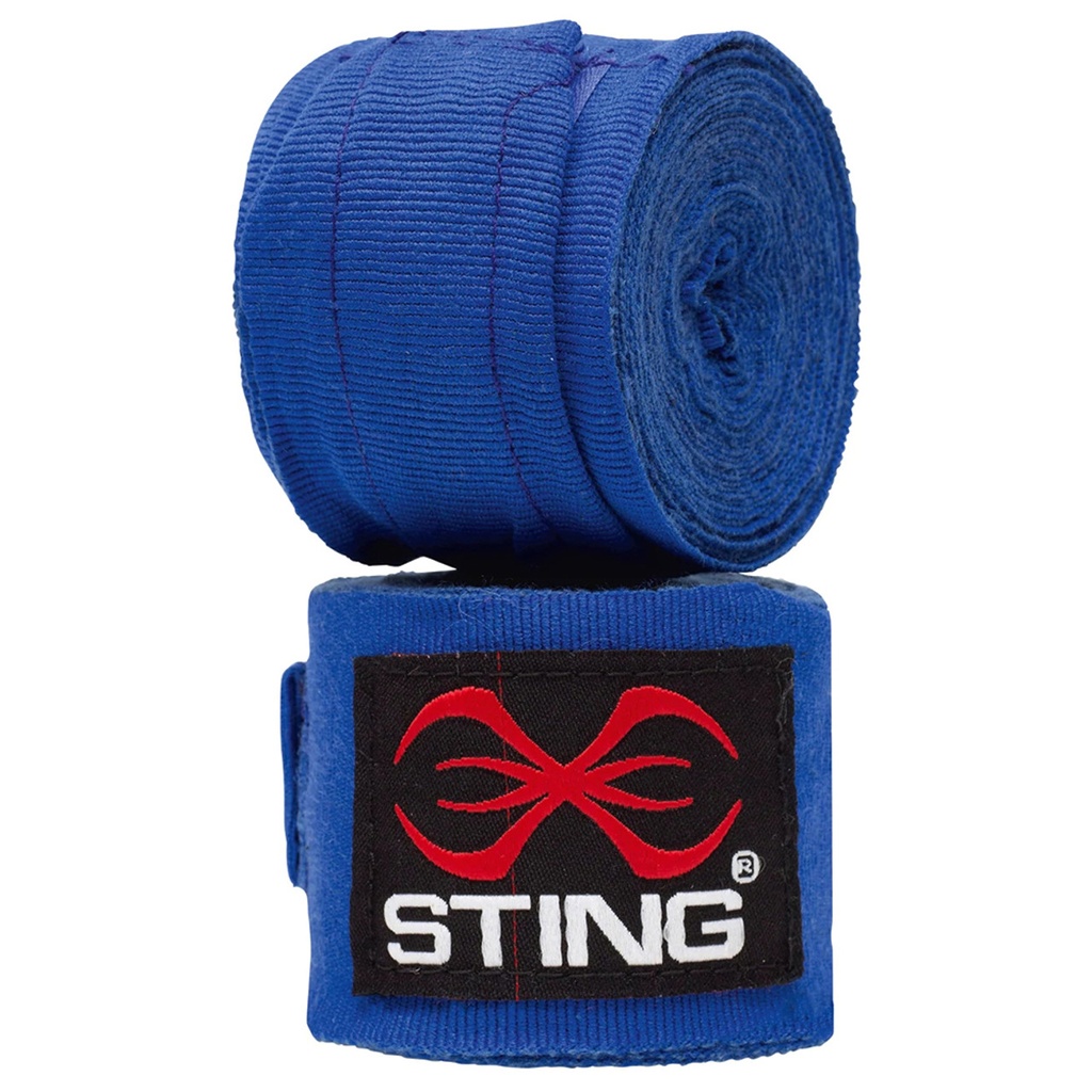 Sting Hand Wraps 4.5m Semi-Elastic, Blau