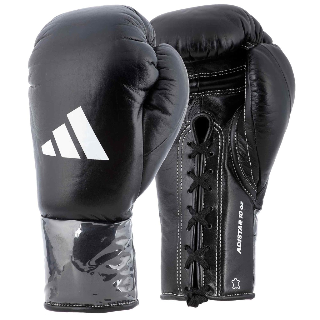 adidas Boxing Gloves Pro Fight V3.0 Laces, Black