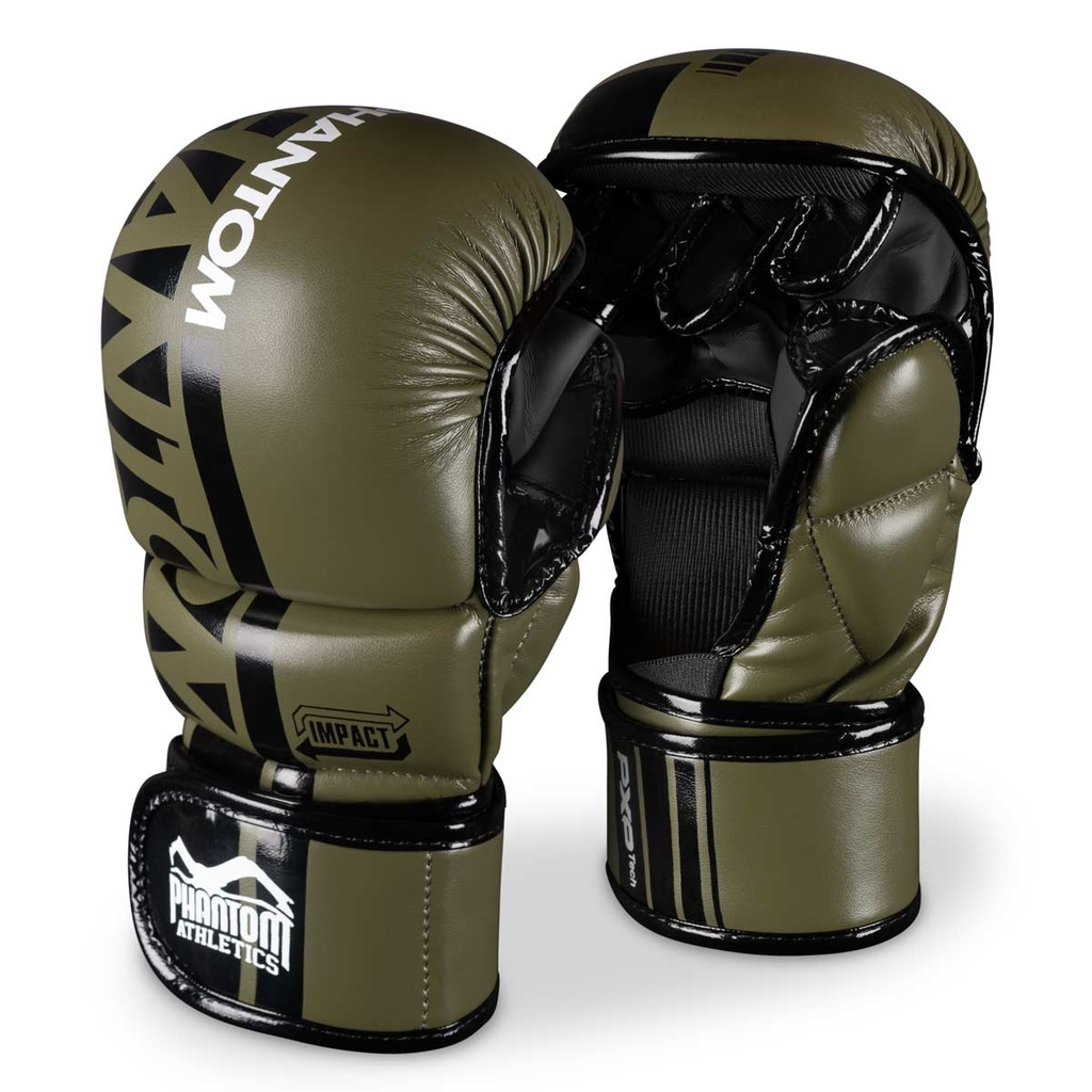 Phantom MMA Gloves Sparring Apex Army, Army Green