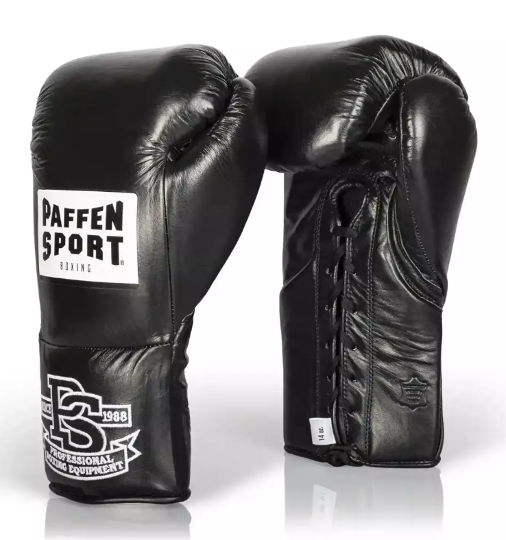 Paffen Sport Boxhandschuhe Pro Mexican Sparring, Schwarz