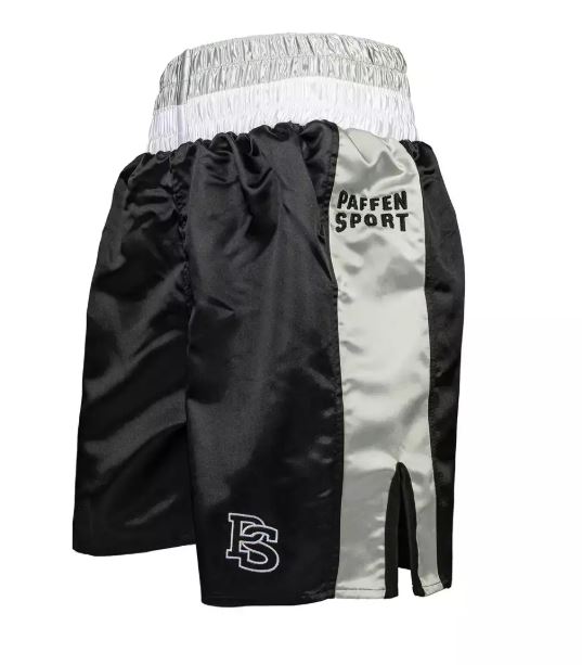 Paffen Sport Boxing Shorts Pro Mexican, Black-Silver