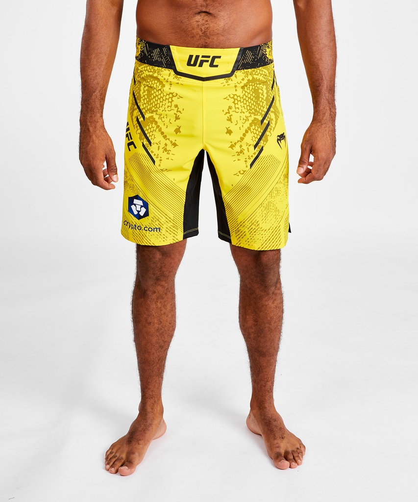 Venum Fight Shorts UFC Adrenaline Authentic Fight Night Long Fit, Yellow