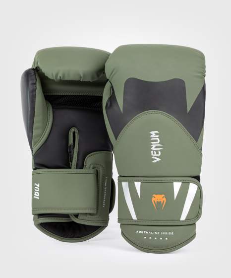 Venum Boxhandschuhe Challenger 4.0, Khaki-Schwarz