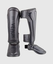 Venum Shin Guards Elite, Gray-Black