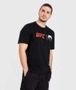 Venum T-Shirt UFC Classic, Schwarz-Rot