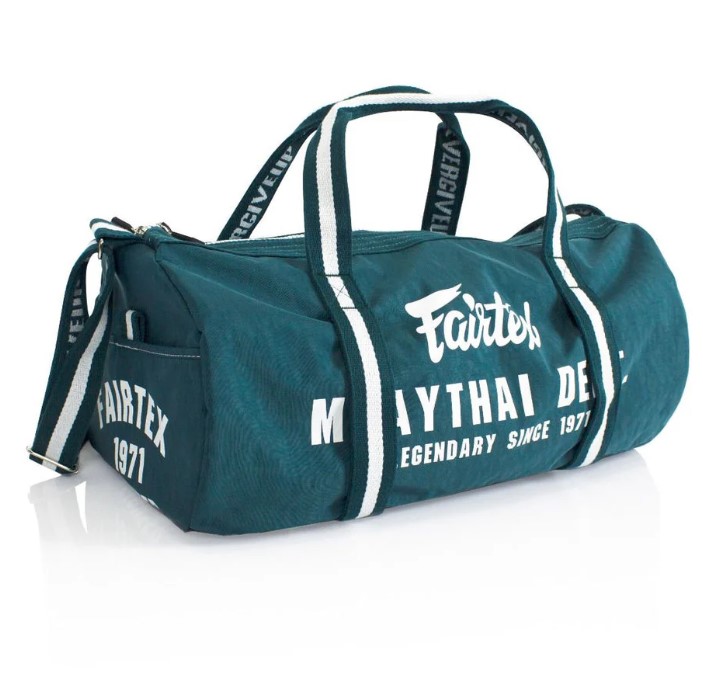 Fairtex Gym Bag Barrel BAG9, Blue Green