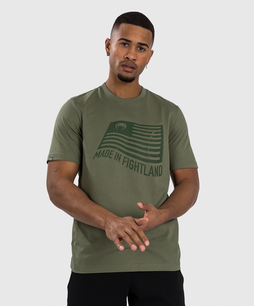 Venum T-Shirt Made in Fightland, Khaki