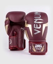 Venum Boxing Gloves Elite, Burgundy-Gold 