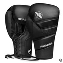 Hayabusa Boxhandschuhe T3 mit Schnürung, Schwarz