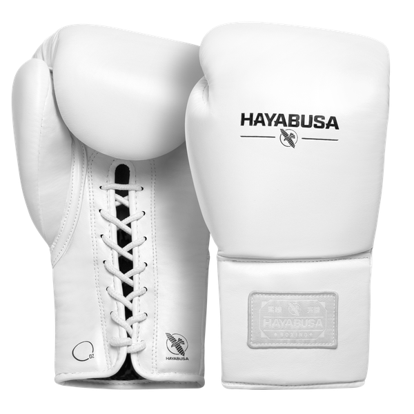 Hayabusa Boxing Gloves Pro Laces, White