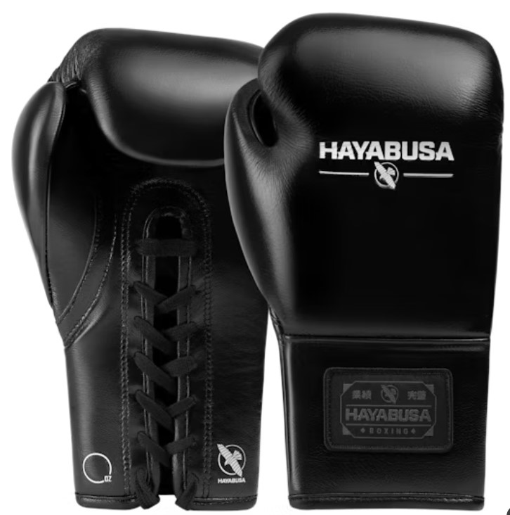 Hayabusa Boxing Gloves Pro Fight Horsehair Laces, Black