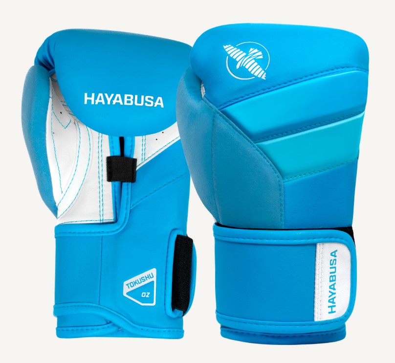 Hayabusa Boxhandschuhe T3 Kids, Neon Blau