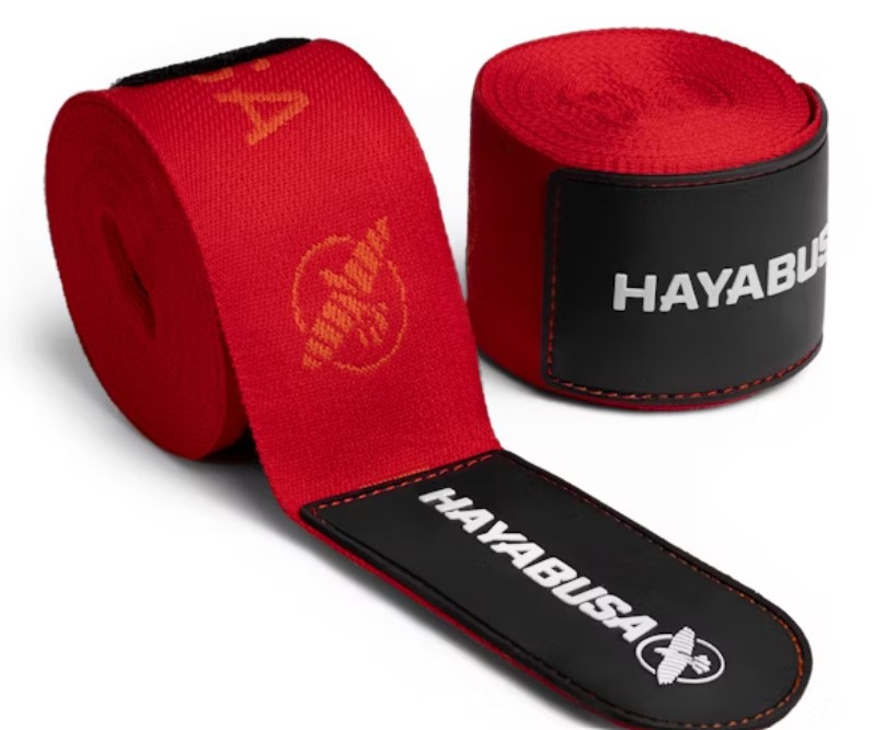 Hayabusa Boxbandagen Deluxe 4,5m Unelastisch, Rot