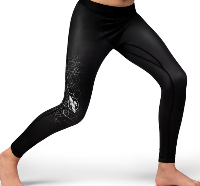 Hayabusa Compression Pants Geo Youth, Grau