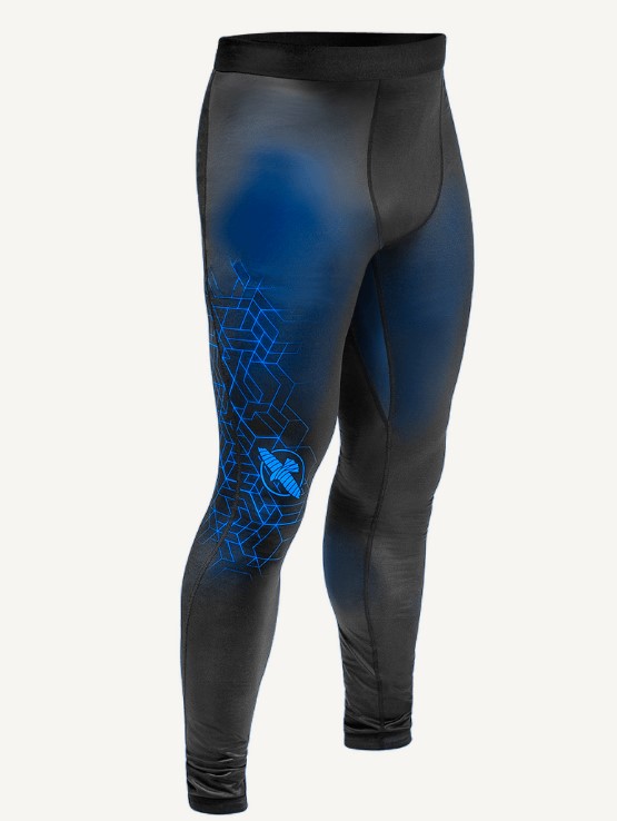 Hayabusa Compression Pants Geo, Blau