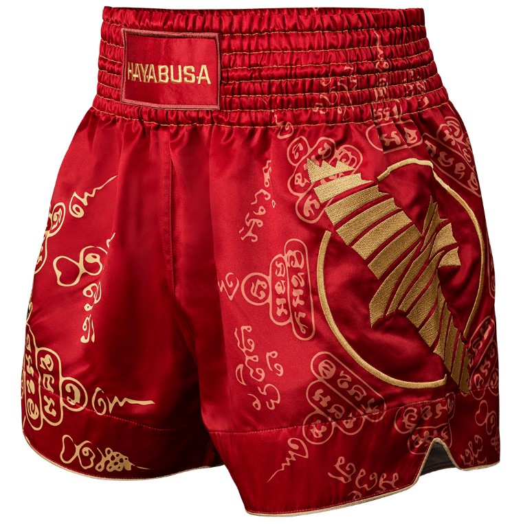 Hayabusa Muay Thai Shorts Falcon, Red