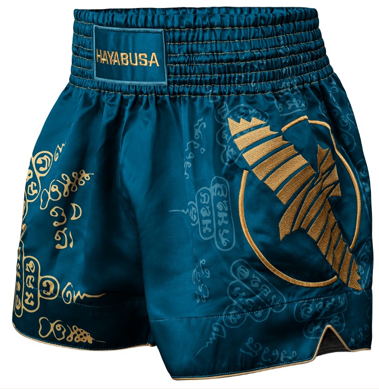 Hayabusa Muay Thai Shorts Falcon, Blau