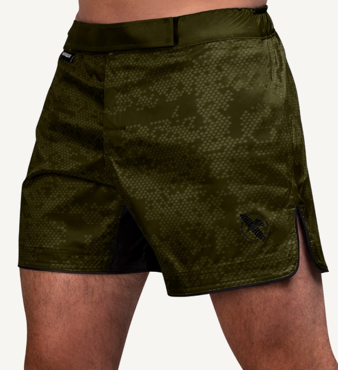 Hayabusa Fight Shorts Hex Mid, Green