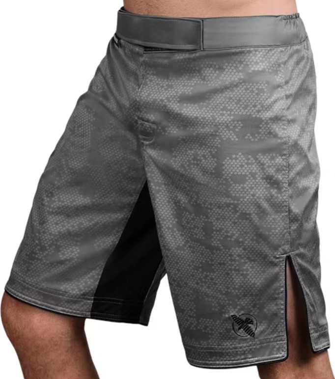 Hayabusa Fight Shorts Hexagon, Grey