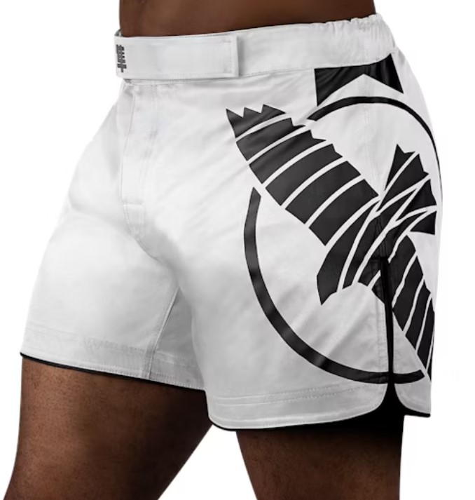 Hayabusa Fight Shorts Icon Mid, White