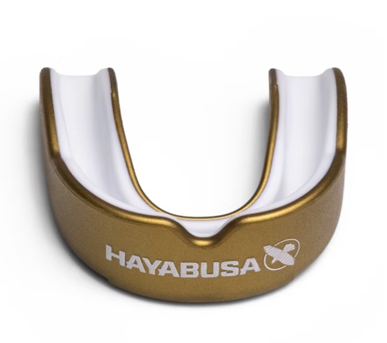 Hayabusa Mouthguard Combat, Gold-White