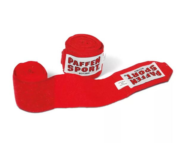 Paffen Sport Hand Wraps Kids 1.5m Semi-Elastic, Red