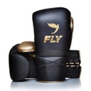 Fly Boxhandschuhe Superlace 2 mit Schnürung, Schwarz-Gold