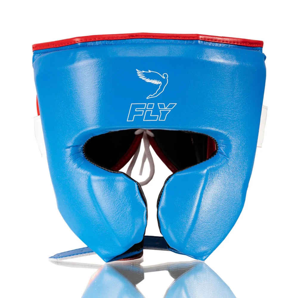 Fly Headgear Cheek Protector Knight X, Blue-Red