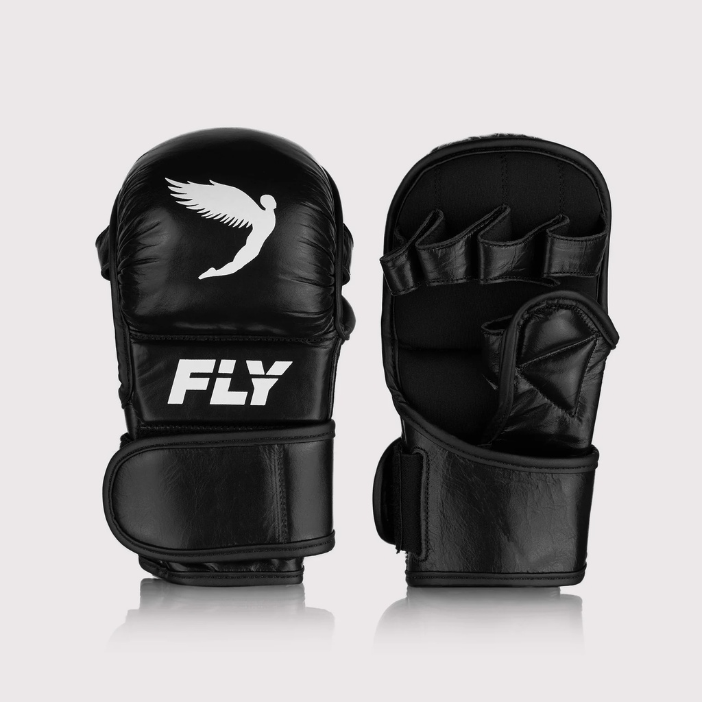 Fly MMA Handschuhe Sparring Shadow M 2.0, Schwarz