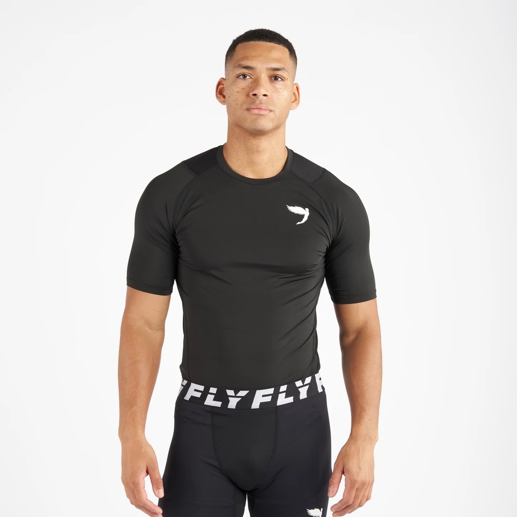 Fly Rash Guard, Black