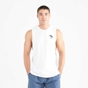 Fly Tank Top Small Logo, White