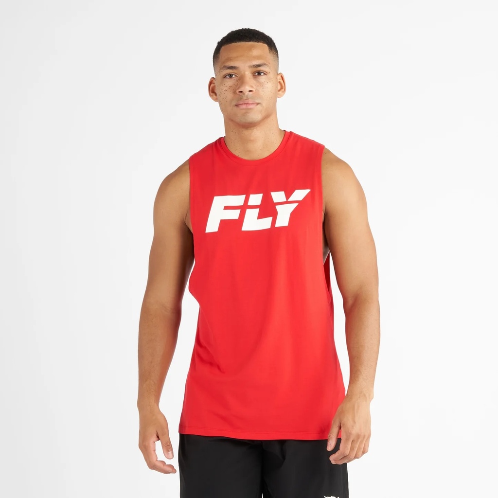 Fly Tank Top Big Logo, Red