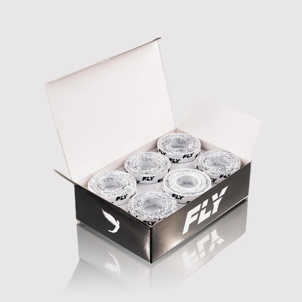 Fly Sport Tape Box of 6, 3,8cm x 9m, White