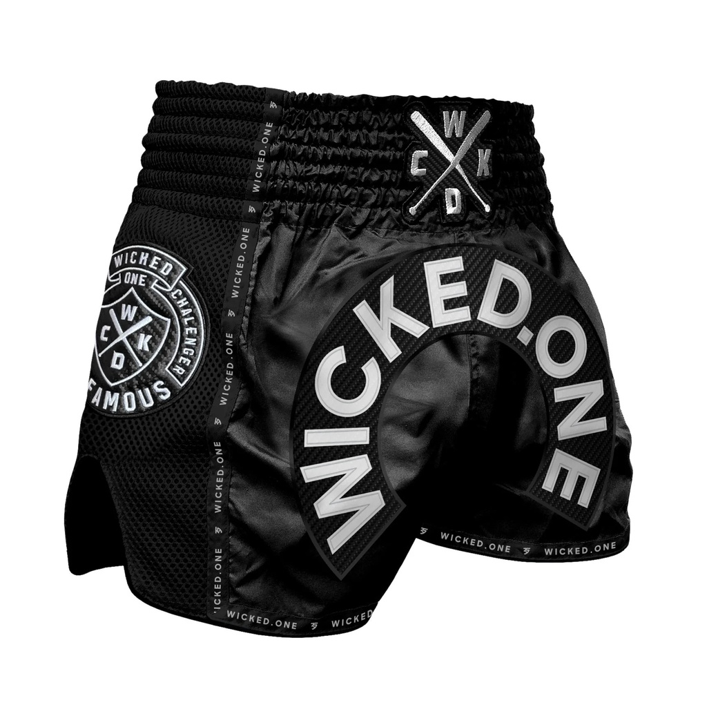 Wicked One Muay Thai Shorts Herd, Black