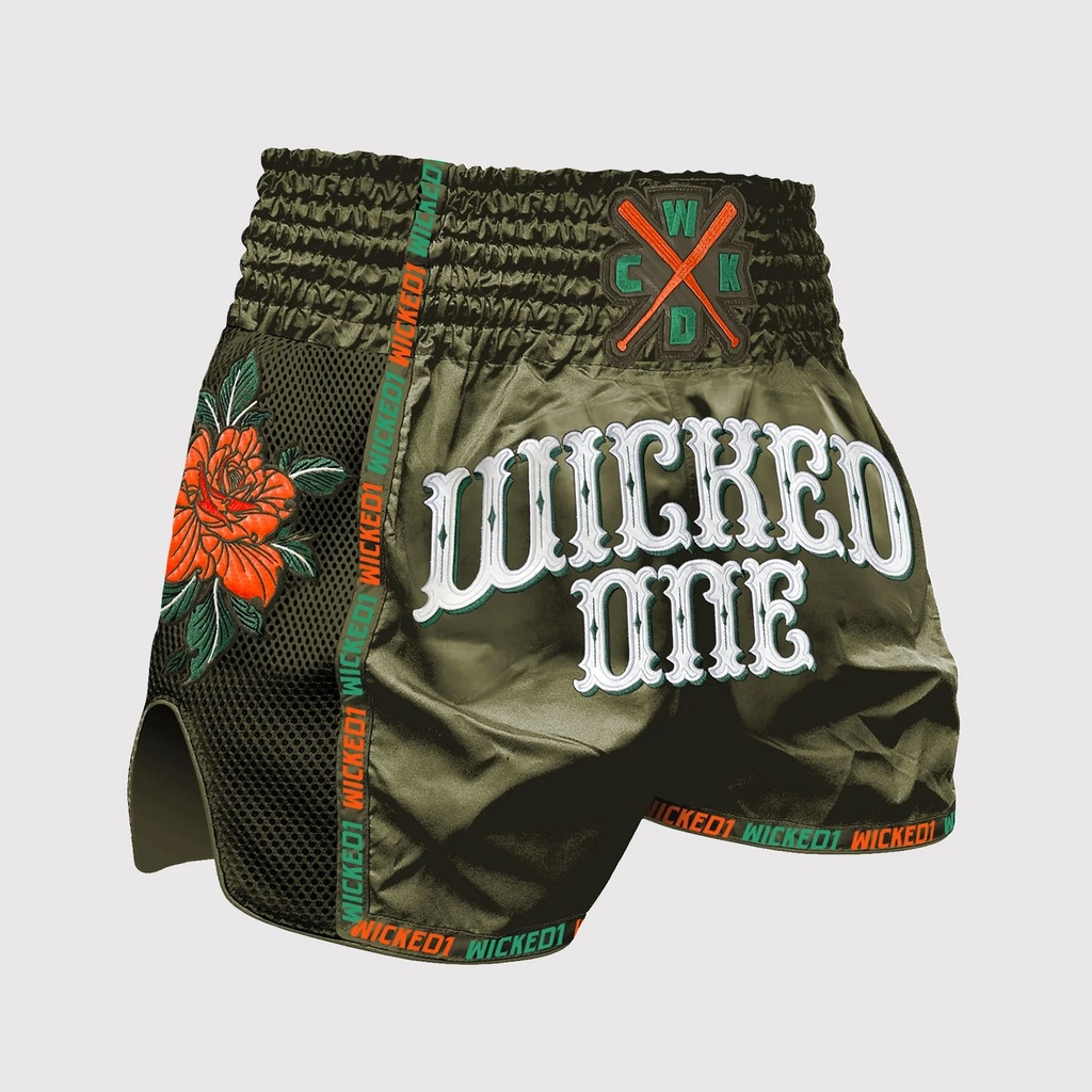 Wicked One Muay Thai Shorts Bandido, Khaki