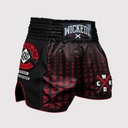 Wicked One Muay Thai Shorts Infinit, Black-Red