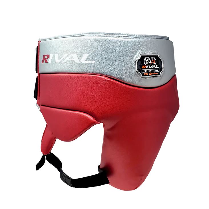 Rival Groin Guard RNFL100, Red-Silver