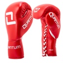 Quantum Boxing Gloves Q7 Pro Fight Laces, Red