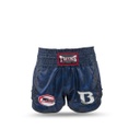 Twins X Booster Muay Thai Shorts No.5, Schwarz-Blau