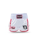 Twins X Booster Muay Thai Shorts No.8, Whiet-Red