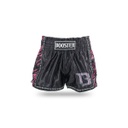 Booster Muay Thai Shorts Combat Kids, Black-Pink