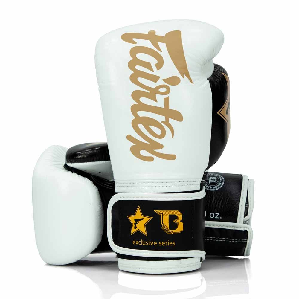 Fairtex Boxhandschuhe X Booster V2, Weiß-Schwarz