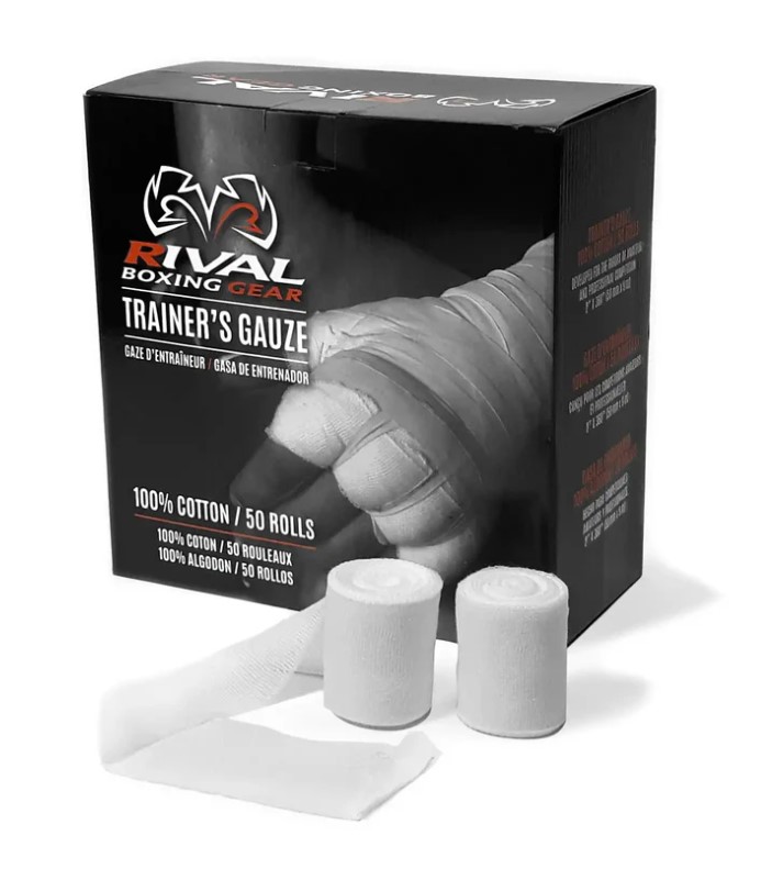 Rival Gauze 50 Rollen Pack, Weiß