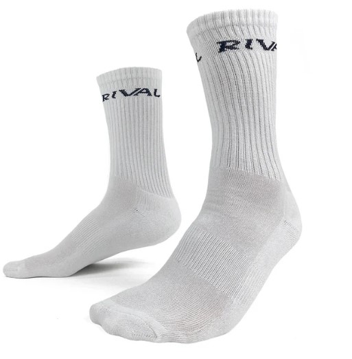 Rival Socks Crew 3-Pack, White