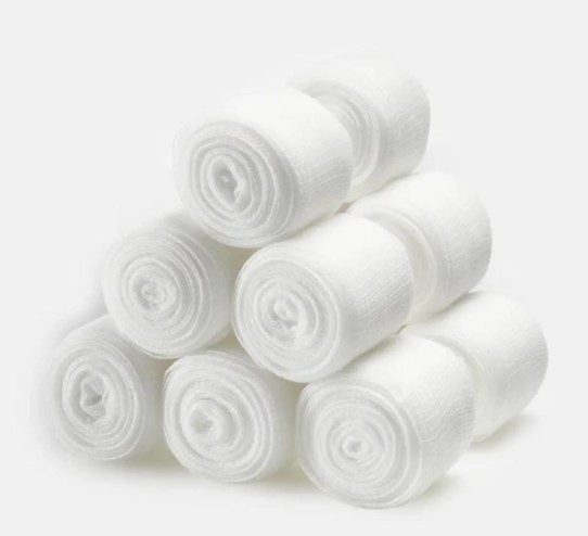 Sting Gauze Pack of 12 Rolls, White