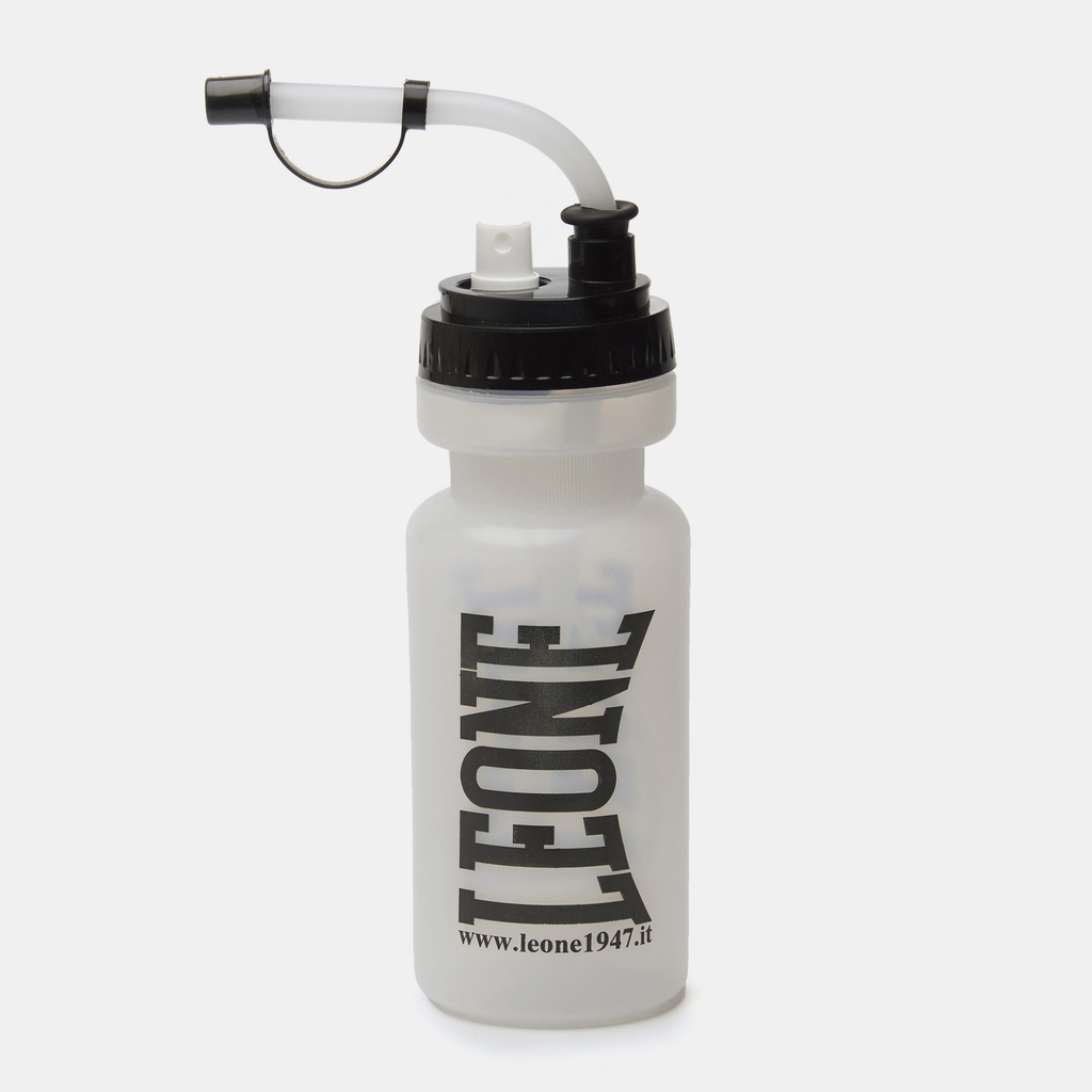 Leone Drinking Bottle with Straw, Transparent