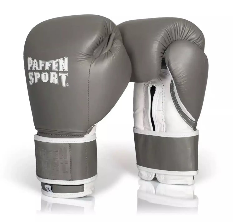 Paffen Sport Boxhandschuhe Pro Klett, Grau